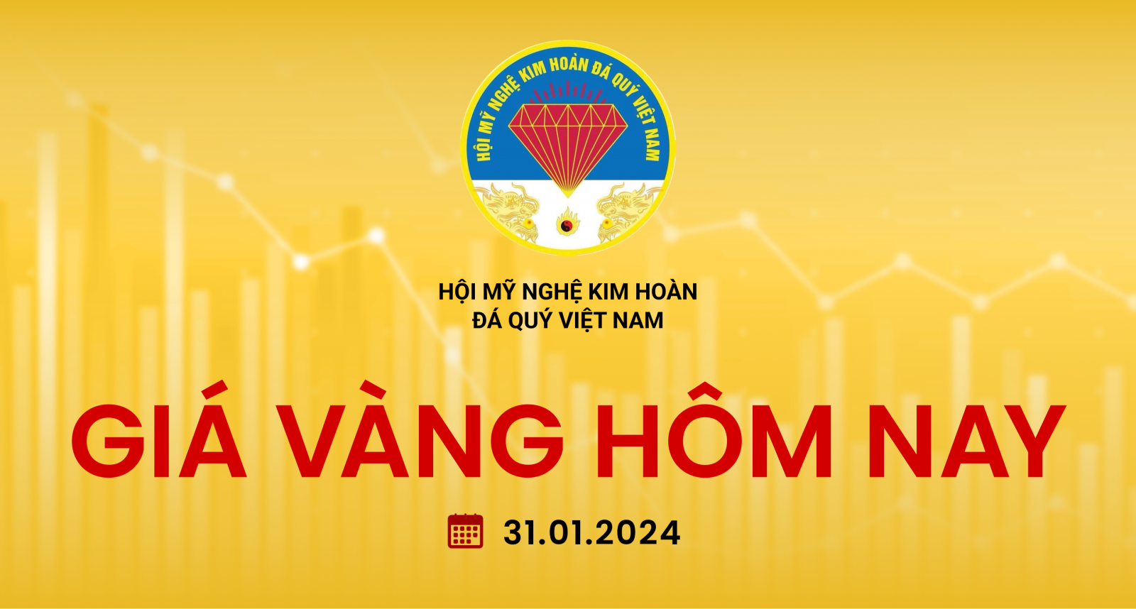 Giá vàng hôm nay 31/1/2024: Vàng tiếp đà tăng phi mã do tình hình chiến sự.